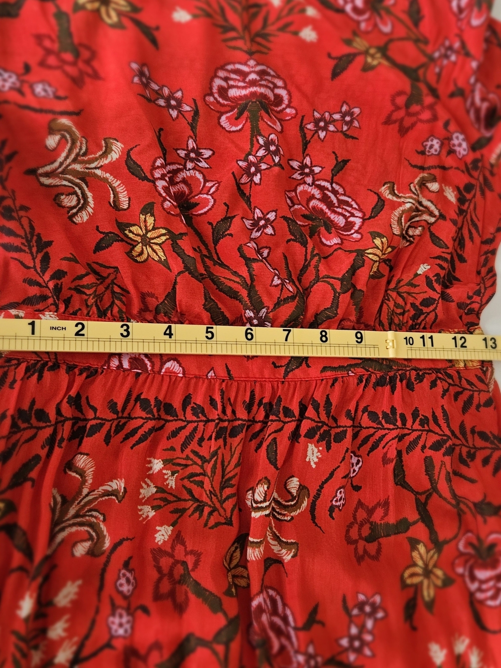 ​LAIA Floral Maxi Dress Boho Cottagecore Long Sleeve Orange Size XS - Picture 12 of 16